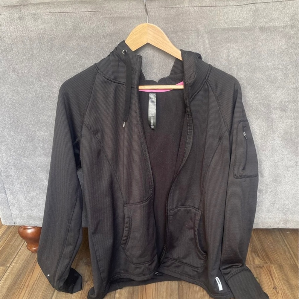 womens black RBX zip up size large great condition
